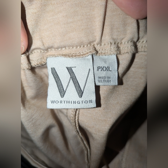 * WORTHINGTON WOMEN'S CAPRI SLACKS TROUSERS PLUS SIZE XXL 2X - Picture 4 of 6